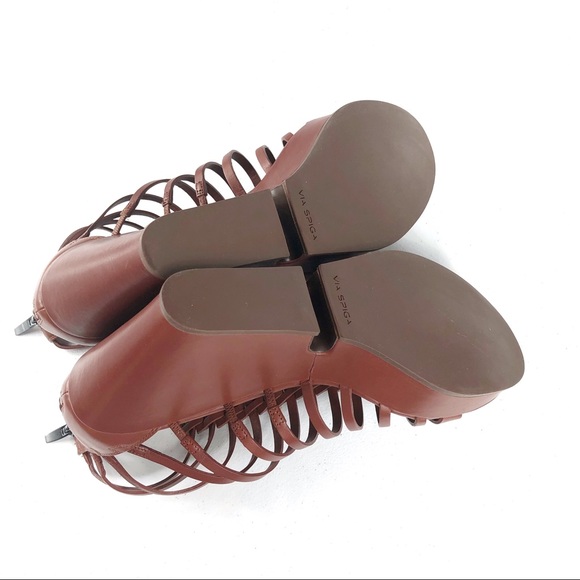 Via Spiga Walena Platform Wedge Sandal Size 10 - Picture 8 of 8